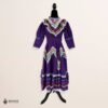 Purple Traditional Jalisco One-Piece Dress for Girls & Teens (Size 10)