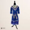 Blue Traditional Jalisco One-Piece Dress for Girls & Teens (Size 10)