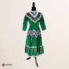Green Traditional Jalisco One-Piece Dress for Girls & Teens (Size 10)