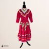 Pink Traditional Jalisco One-Piece Dress for Girls & Teens (Size 10)