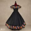 Traditional Mexican Embroidered Floral Dress – Handmade Special Edition.