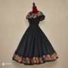 Traditional Mexican Embroidered Floral Dress – Handmade Special Edition.