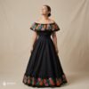 Traditional Mexican Embroidered Floral Dress – Handmade Special Edition.