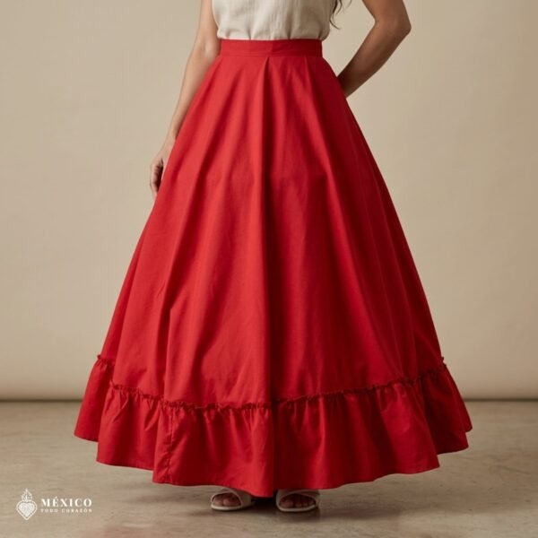 Mexican Red Single Skirt