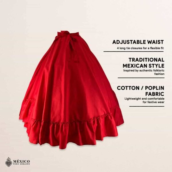 Mexican Red Single Skirt