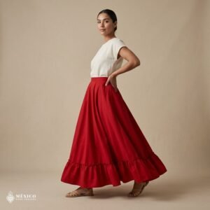Mexican Red Single Skirt