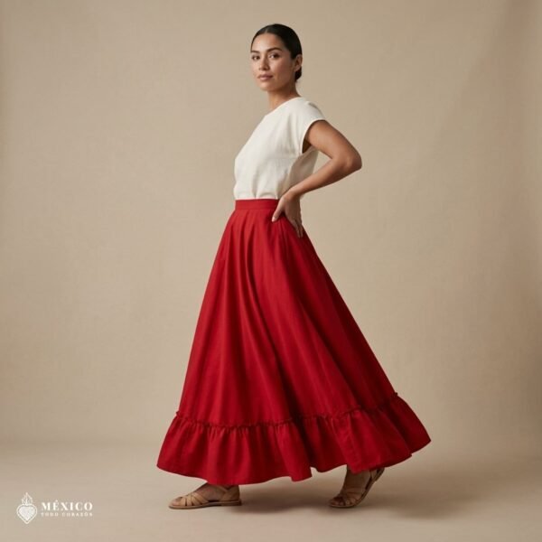Mexican Red Single Skirt
