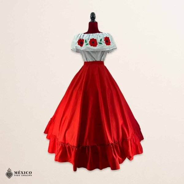 Mexican Red Single Skirt