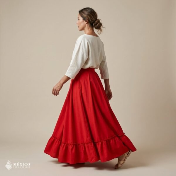 Mexican Red Single Skirt