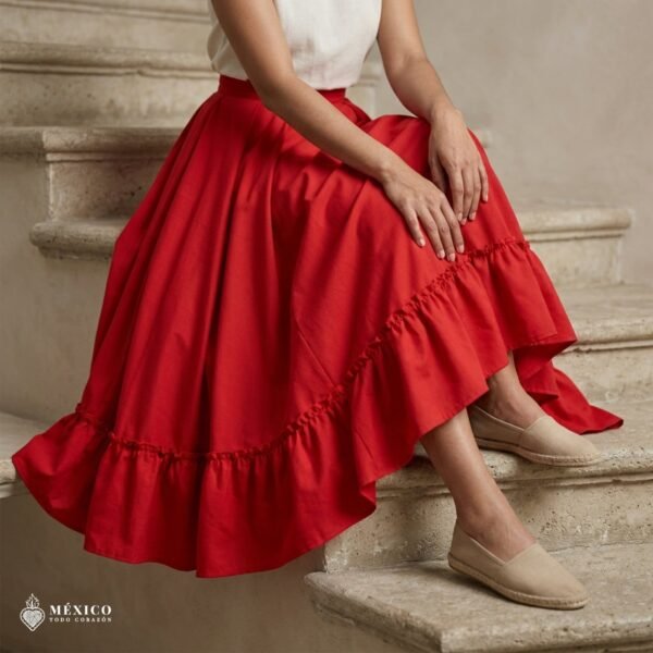 Mexican Red Single Skirt