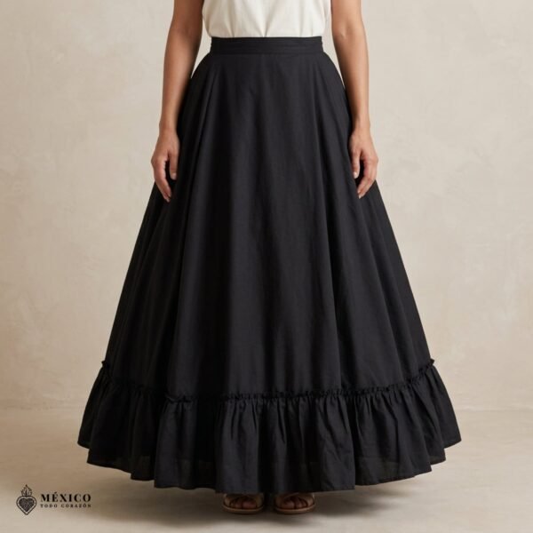 Mexican Black Single Skirt