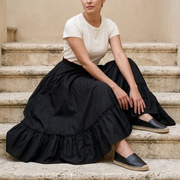 Mexican Black Single Skirt