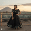 Traditional Mexican Embroidered Agave Dress – Handmade Special Edition.