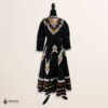 Black Traditional Jalisco One-Piece Dress for Girls & Teens (Size 12)