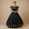 Traditional Mexican Embroidered Agave Dress – Handmade Special Edition.