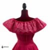 Pink Traditional Mexican Embroidered Alcatraz Dress – Handmade Special Edition.