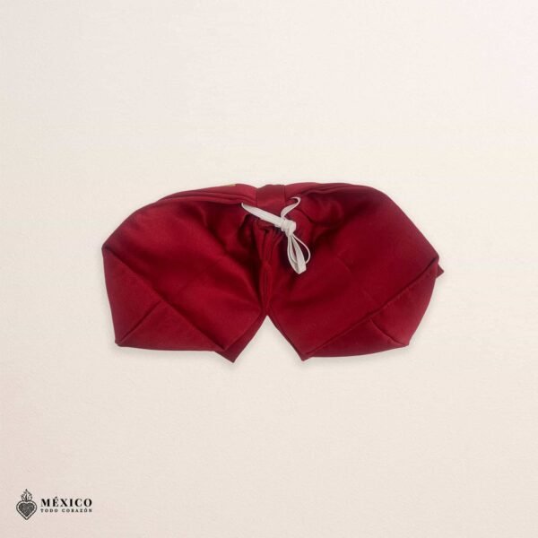 Mexican Embroidered Charro Moño – Traditional Satin Mariachi Bow Tie