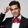 Mexican Embroidered Charro Moño – Traditional Satin Mariachi Bow Tie