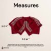 Mexican Embroidered Charro Moño – Traditional Satin Mariachi Bow Tie