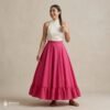 Pink Mexican Single Skirt – Adjustable Traditional Style (Length 39.0")