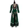 Green Traditional Jalisco One-Piece Dress for Girls & Teens (Size 14)